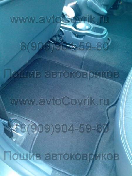Велюровые коврики в салон Nissan Murano 2 (Z51)(Ниссан Мурано 2) 2007-2011 ДОРЕСТАЙЛ